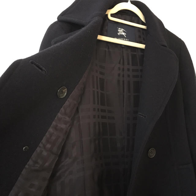 BURBERRY(バーバリー)の【美品】カシミヤ混の上質定番ピーコート レディースのジャケット/アウター(ピーコート)の商品写真