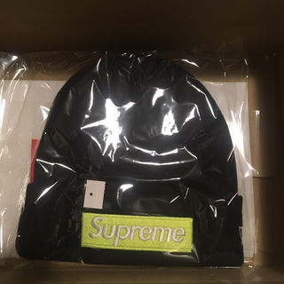 シュプリーム(Supreme)の送込 supreme new era box logo beanie black(その他)