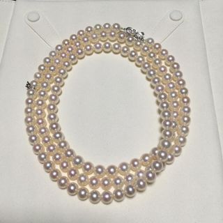 ミキモト(MIKIMOTO)の【ちょこ様専用】ミキモトロングネックレス7.6-8mm約103.5cm (ネックレス)