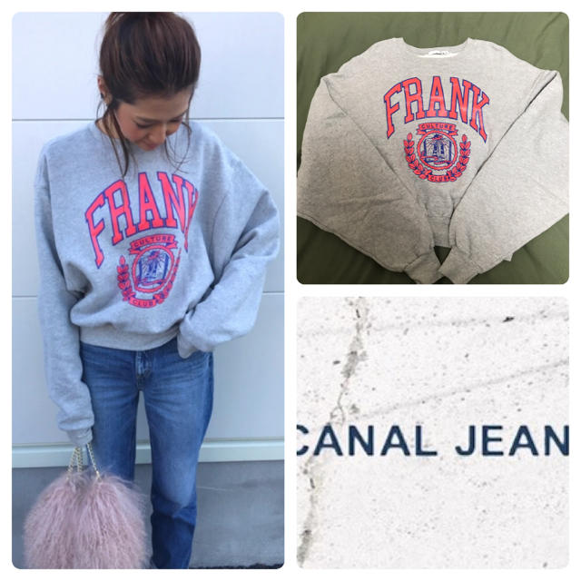 CANAL JEAN via  j FRANKバルーンスリーブトレーナー