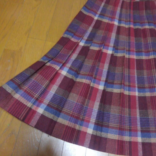 古着 プリーツスカート レディースのスカート(ロングスカート)の商品写真