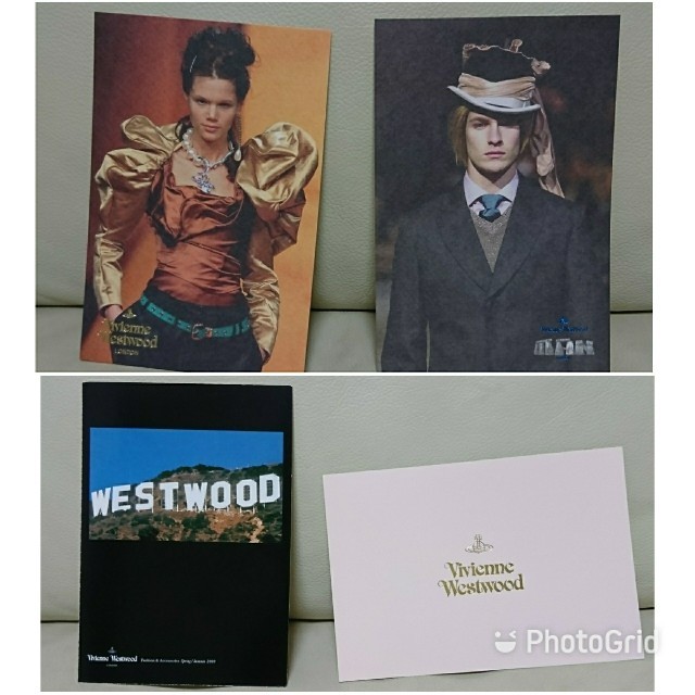 Vivienne Westwood(ヴィヴィアンウエストウッド)のヴィヴィアンウエストウッド 2000年頃ポストカード シール 試香紙等 コスメ/美容の香水(ユニセックス)の商品写真