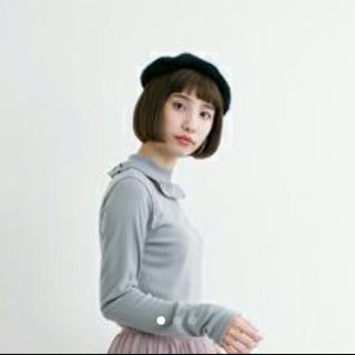 メルロー(merlot)の【新品】merlotベレー帽(ハンチング/ベレー帽)