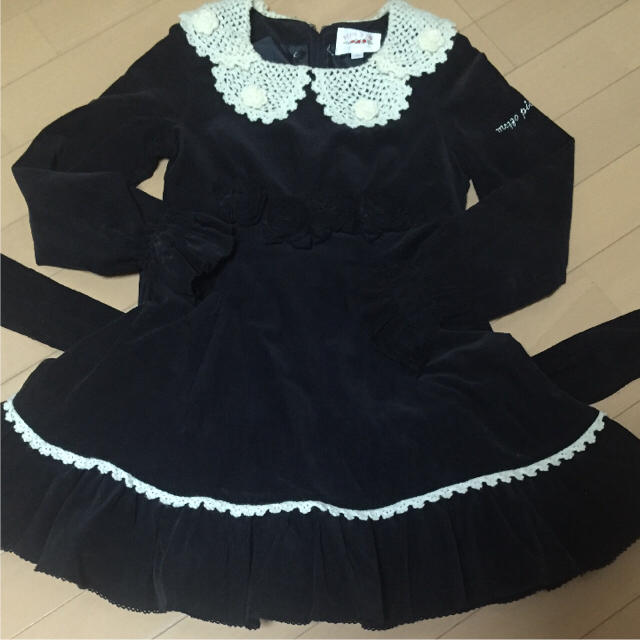 mezzo piano(メゾピアノ)のmezzopiano♡コーデュロイワンピース130 キッズ/ベビー/マタニティのキッズ服女の子用(90cm~)(ワンピース)の商品写真