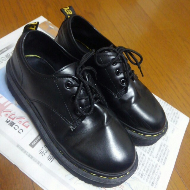 ドクターマーチン風 ブーツ レディースの靴/シューズ(ローファー/革靴)の商品写真