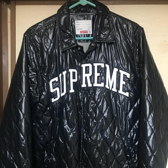 supreme キルトジャンパー