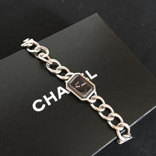 シャネル(CHANEL)のCHANEL プルミエール 腕時計 ブラック 黒 Mサイズ(その他)