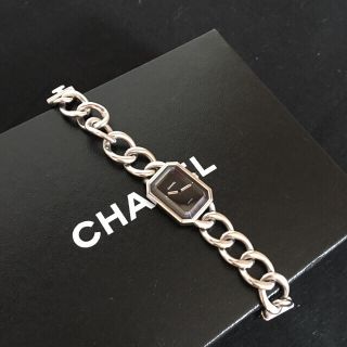 シャネル(CHANEL)のCHANEL プルミエール 腕時計 ブラック 黒 Mサイズ(その他)