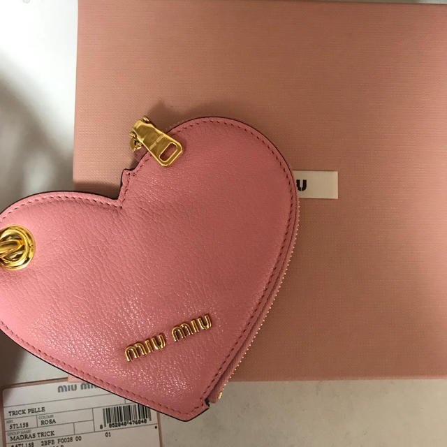 miumiu ハートコインケース パスケース ROSA-