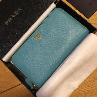 プラダ(PRADA)のPRADA/プラダ♡ラウンドファスナー 長財布 サフィアーノ(財布)