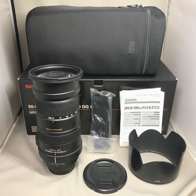 SIGMA(シグマ)のSigma DG 50-500mm F4.5-6.3 OS HSM #AA08 スマホ/家電/カメラのカメラ(その他)の商品写真