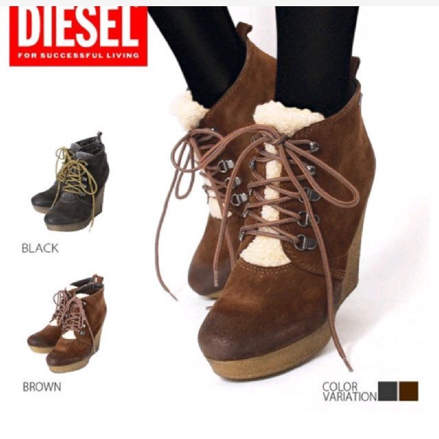 DIESEL ブーティー レディースの靴/シューズ(ブーティ)の商品写真