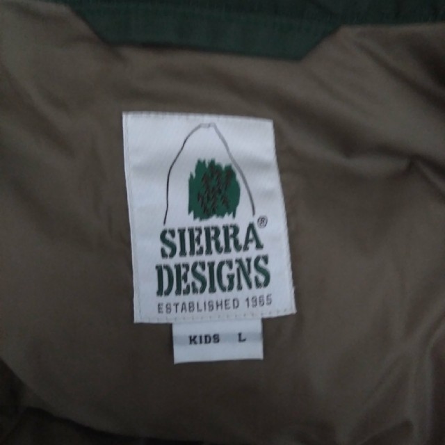 SIERRA DESIGNS(シェラデザイン)のシエラデザイン　キッズL　レディースM レディースのジャケット/アウター(ダウンジャケット)の商品写真