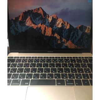 マック(Mac (Apple))の【充電回数13】MacBook 12インチ 256GB (Mid 2017)(ノートPC)