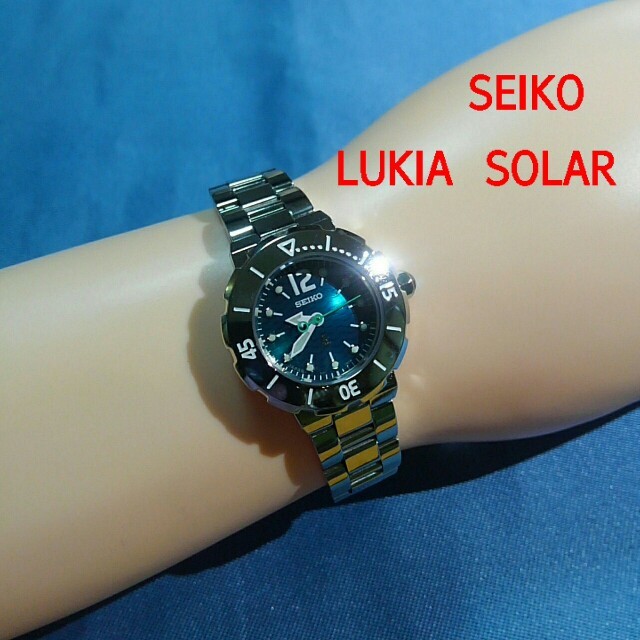 (最終値下げ)SEIKO  LUKIA   SOLAR   レディース レディースのファッション小物(腕時計)の商品写真