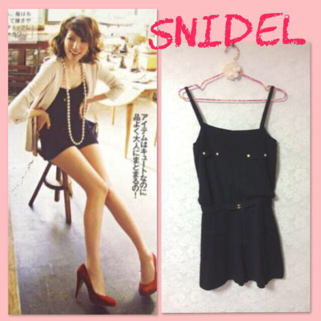 SNIDEL(スナイデル)のponyo様専用♥︎ニットロンパース レディースのパンツ(オールインワン)の商品写真