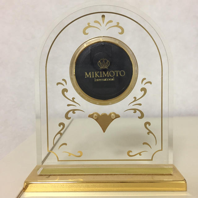 MIKIMOTO(ミキモト)のミキモト 置き時計 インテリア/住まい/日用品のインテリア小物(置時計)の商品写真