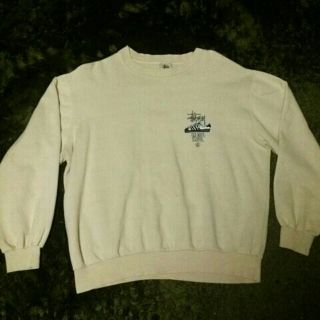 STUSSY - 90's old stussy 白タグ 長袖スウェット Lサイズの通販 by ...