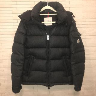 モンクレール(MONCLER)の今期 極美品 モンクレール モンジュネーブル メンズ ダウンジャケット グレー(ダウンジャケット)