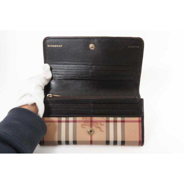 リなどにも】 BURBERRY - 未使用品 BURBERRY 二つ折り長財布