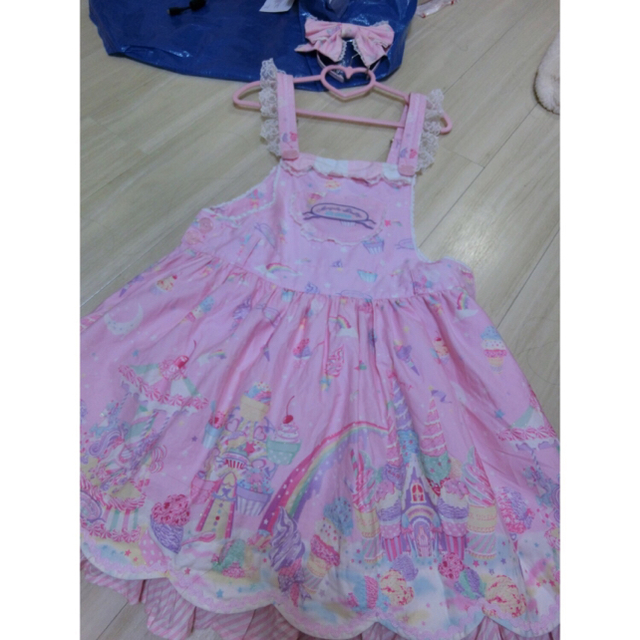 Angelic Pretty ミルキープラネット milky サロペットのサムネイル