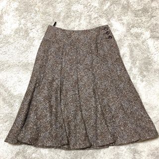 エニィスィス(anySiS)のツィードスカート anySIS(ひざ丈スカート)