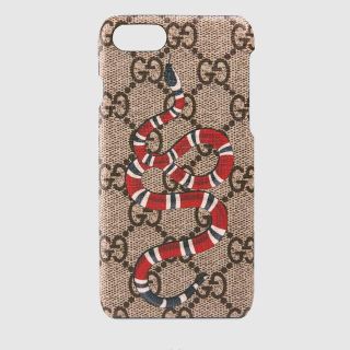 グッチ(Gucci)の【新品/未使用】♡GUCCI♡ iPhone7ケース ヘビ柄プリント(iPhoneケース)