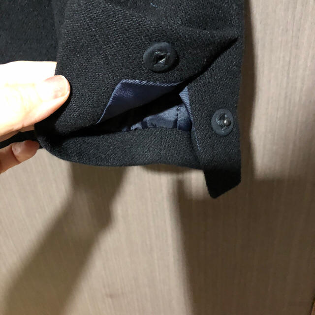 新品 デンハム 定価54400円 ブラックジャケットコート 2