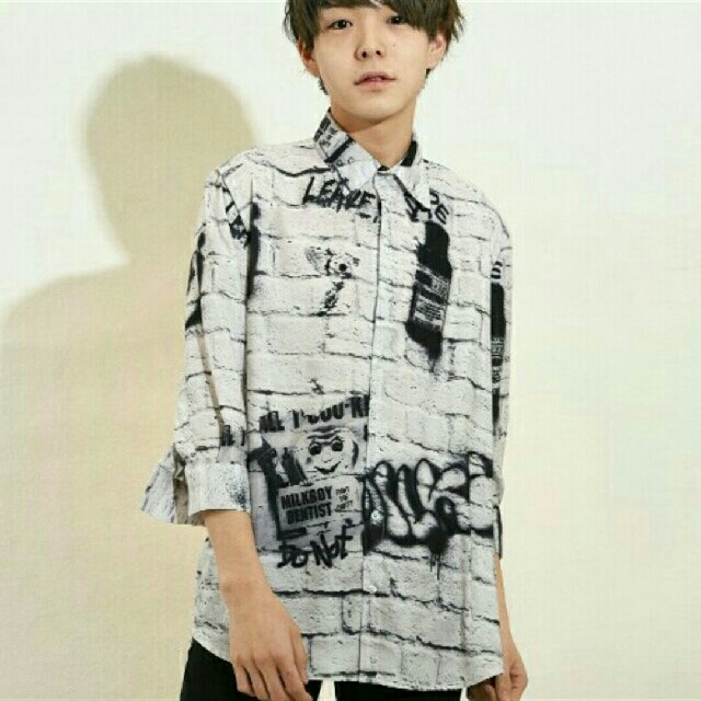 MILKBOY(ミルクボーイ)の【しい様限定】BRICK SHIRTS メンズのトップス(Tシャツ/カットソー(七分/長袖))の商品写真