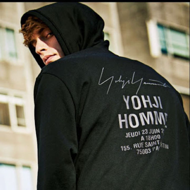 希少 Yohji Yamamoto Pour Homme フーディー パーカー