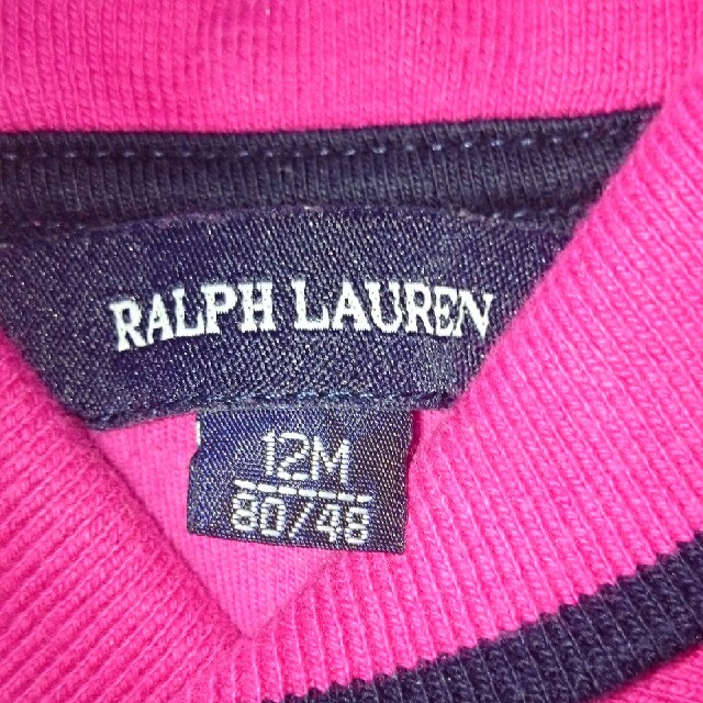 Ralph Lauren(ラルフローレン)の美品 ラルフローレン80 キッズ/ベビー/マタニティのベビー服(~85cm)(ワンピース)の商品写真