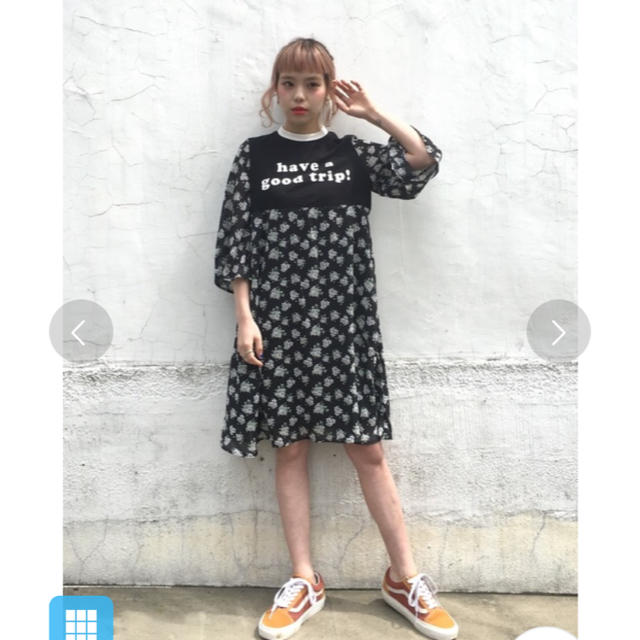 Aymmy in the batty girls(エイミーインザバッティーガール)のGOOD TRIP! 花柄ワンピース レディースのワンピース(ひざ丈ワンピース)の商品写真