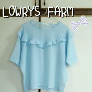 ローリーズファーム(LOWRYS FARM)のローリーズ*ミニフリルブラウス(シャツ/ブラウス(半袖/袖なし))