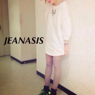 ジーナシス(JEANASIS)のJEANASIS▼スウェットワンピ(ミニワンピース)