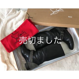 クリスチャンルブタン(Christian Louboutin)の正規品  定価25万 ルブタンブーツ 38.5(ブーツ)