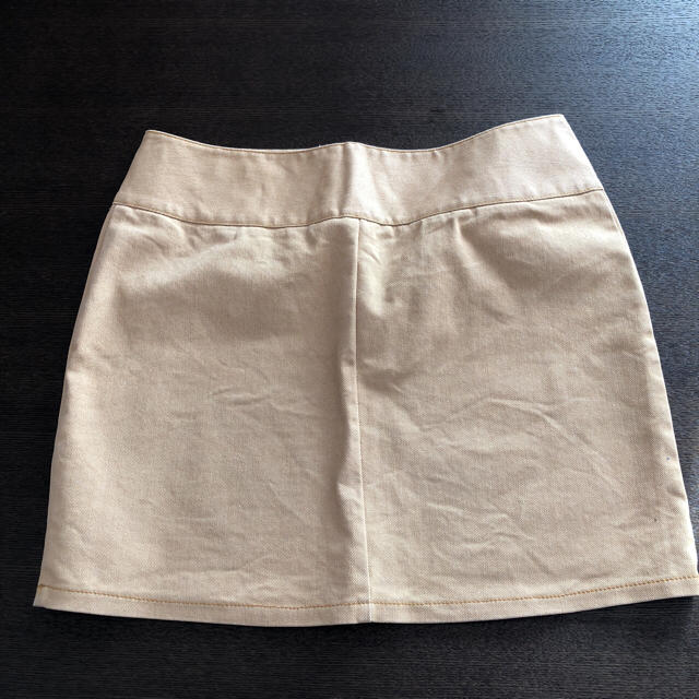 EGOIST(エゴイスト)のミニスカート ベージュ ラメ デニム レディースのスカート(ミニスカート)の商品写真