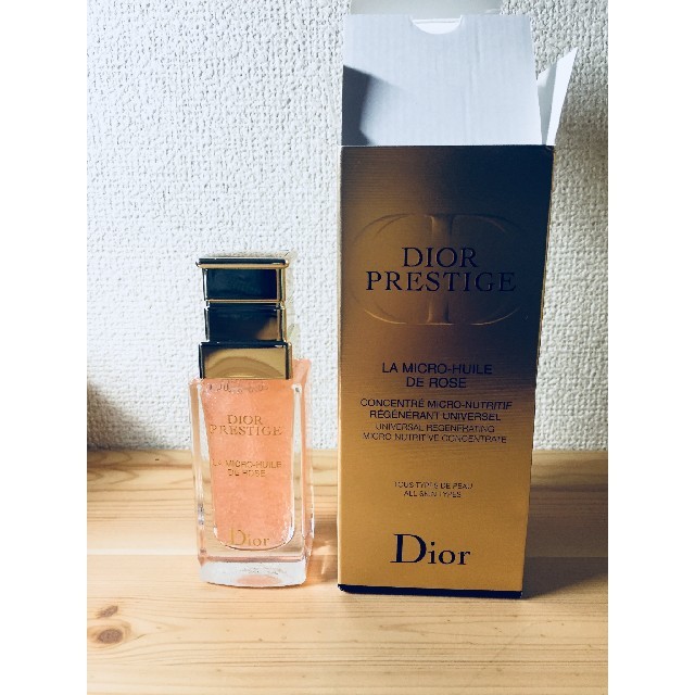 新品 Dior ディオール プレステージ ユイル ド ローズ 美容液 30ml-