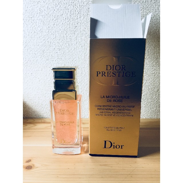 Christian Dior(クリスチャンディオール)の新品 Dior ディオール プレステージ ユイル ド ローズ 美容液 30ml コスメ/美容のスキンケア/基礎化粧品(美容液)の商品写真