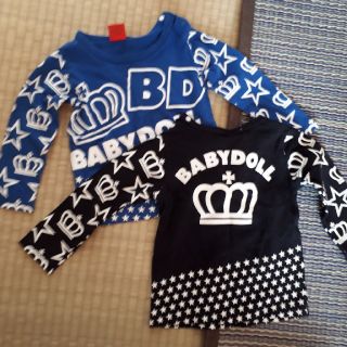 ベビードール(BABYDOLL)のロングTシャツ2枚セット（値下げ不可）(Tシャツ/カットソー)