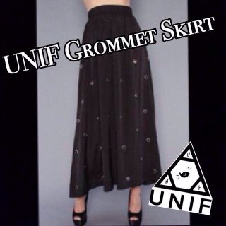 ユニフ(UNIF)のUNIF リング マキシ スカート (ロングスカート)