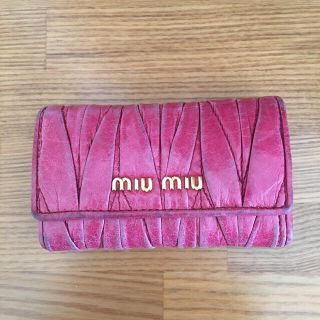 ミュウミュウ(miumiu)のmiu miu♡キーケース♪(キーケース)