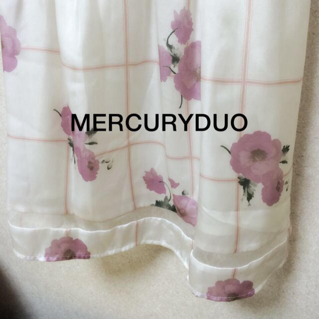 MERCURYDUO(マーキュリーデュオ)のMERCURYDUO/新品タグ付きOP レディースのワンピース(ミニワンピース)の商品写真