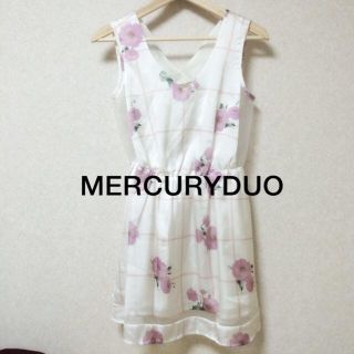 マーキュリーデュオ(MERCURYDUO)のMERCURYDUO/新品タグ付きOP(ミニワンピース)