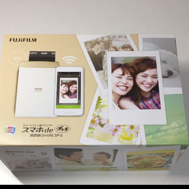 instax SHARE sp-2 ゴールド スマホ/家電/カメラのカメラ(フィルムカメラ)の商品写真