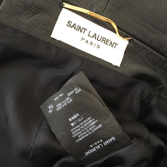 Saint Laurent(サンローラン)のSaint Laurent レザー ミニスカート レディースのスカート(ミニスカート)の商品写真