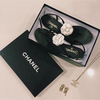 シャネル(CHANEL)のシャネル サンダル セット(ビーチサンダル)