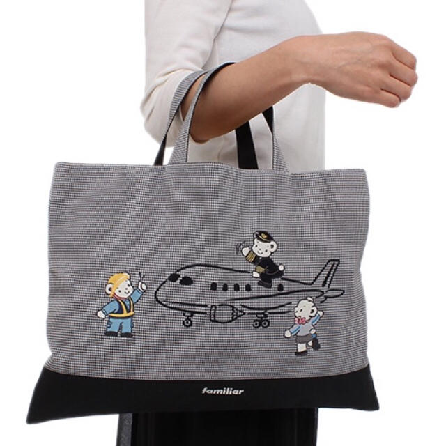 ファミリア ANA 機内販売 トートバッグ レッスンバッグ