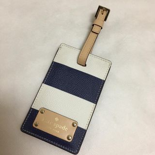 ケイトスペードニューヨーク(kate spade new york)のケイトスペード  2016年購入 マリンラゲージタグ 新品未使用(旅行用品)