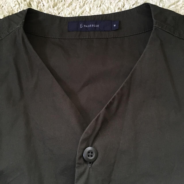 RAGEBLUE(レイジブルー)のレイジブルー  オリーブ  ミリタリー シャツ カーデ メンズのトップス(シャツ)の商品写真