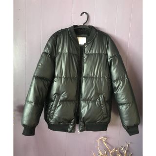 ザラキッズ(ZARA KIDS)の裏地付きレザーテイストボンバージャケット (ジャケット/上着)